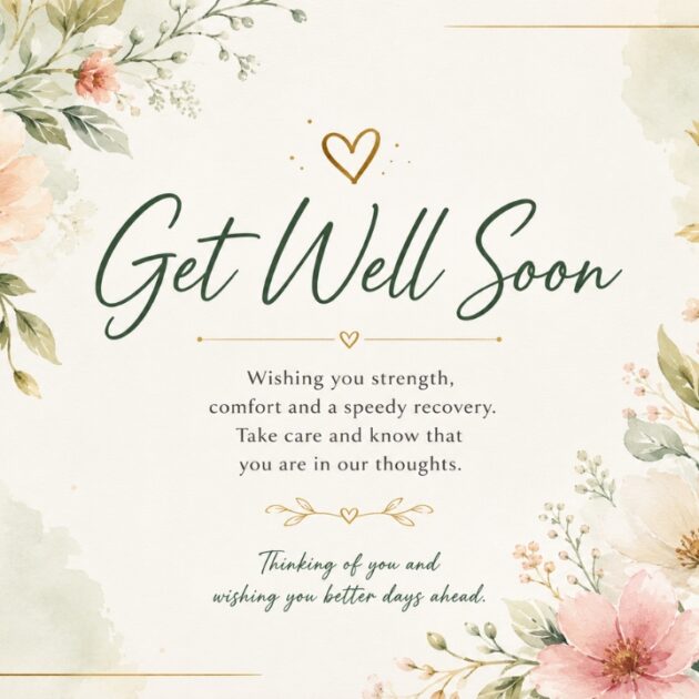 Get Well Soon Card