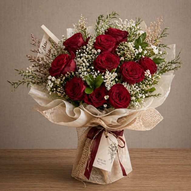 13 Red Roses Bouquet