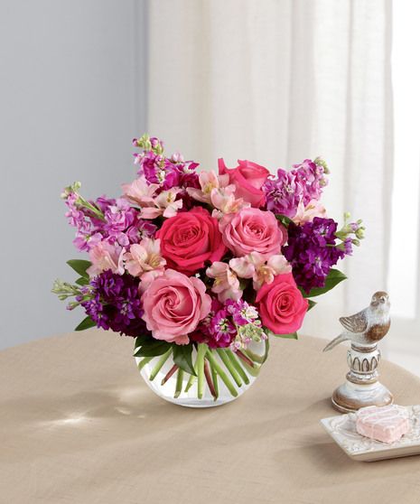 Handcrafted Alstroemeria and Rose Bouquet 3 Buy flowers for International Women's Day, including vibrant roses, sunflowers, and more.