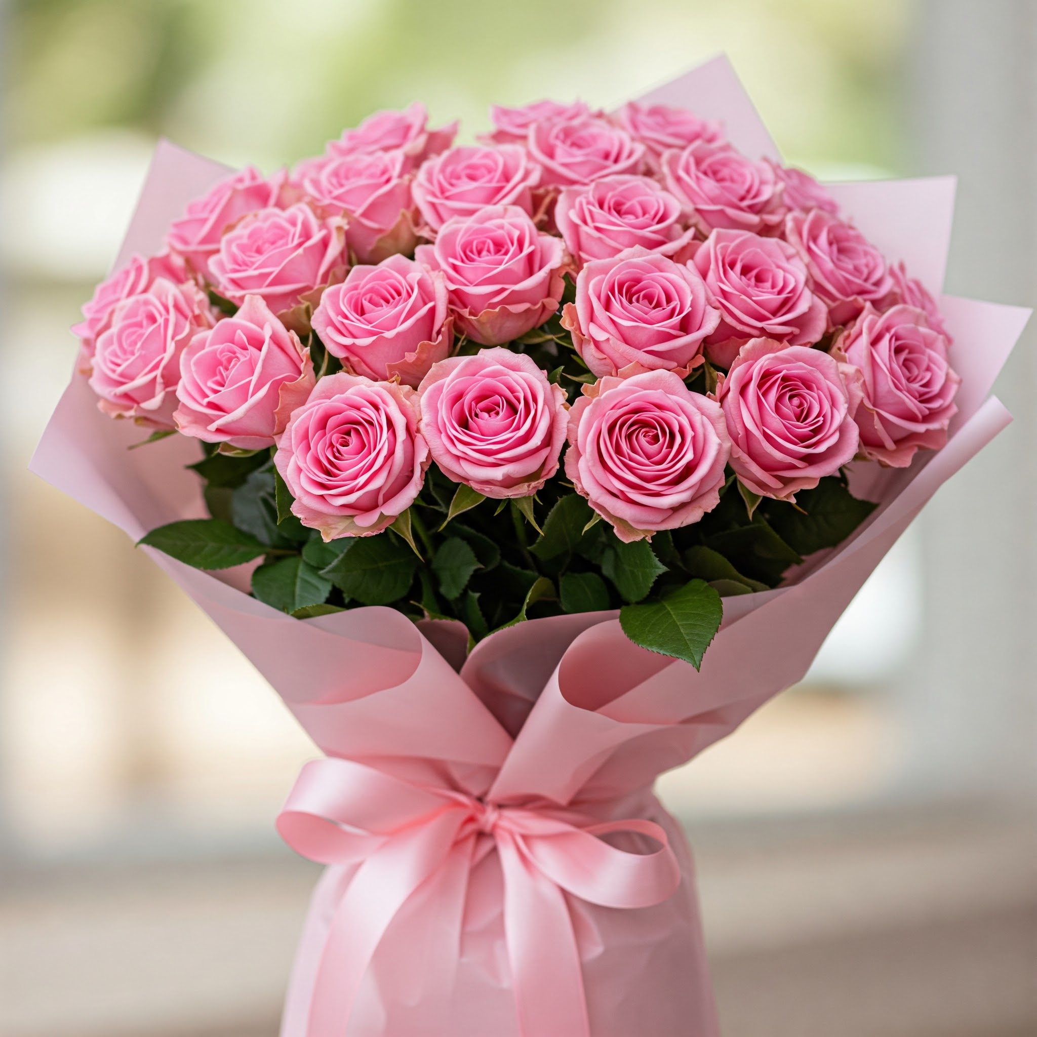 Pink Lady Rose Bouquet 2 Pink Lady Rose Bouquet - Image 2