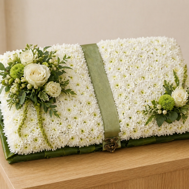 Open Book Funeral Tribute 1 Open Book Funeral Flowers