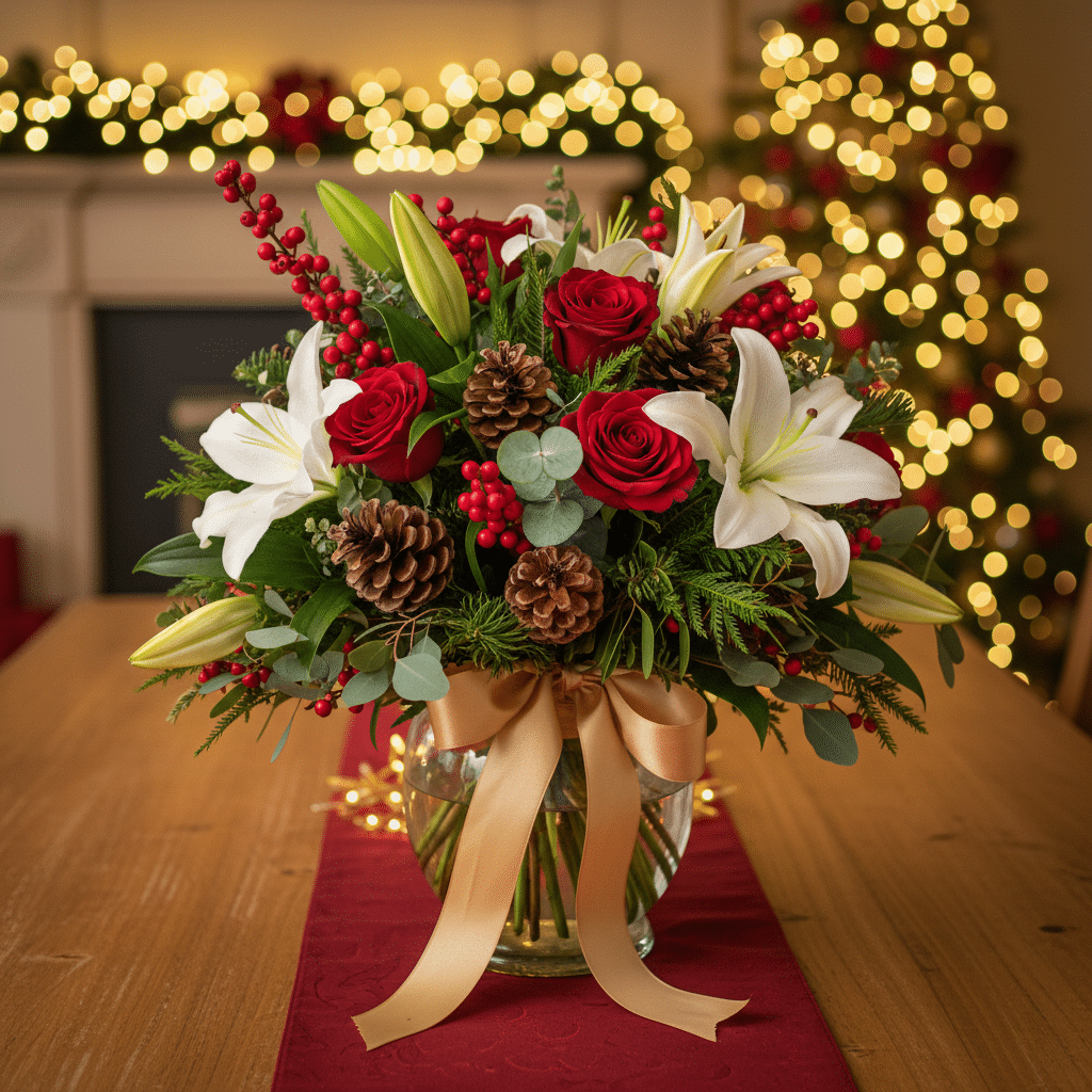 Blog 12 Christmas flower delivery Leeds – luxury bouquet