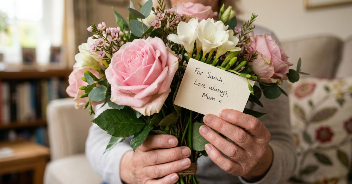Elegant interior floral decor from OFC Flower that fits the modern definition of what is Mother's Day in the UK.