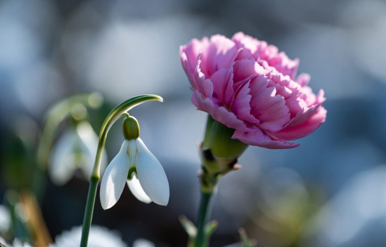 January Birth Flowers 1 January birth flowers; carnation; snowdrop; floral meanings; winter flowers; birth month symbols; online flower company