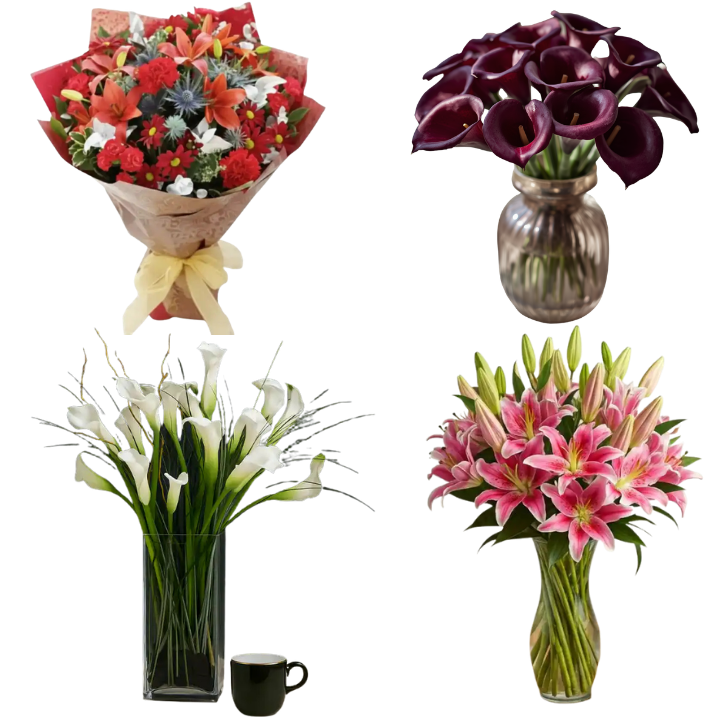 All Types of lily Bouquets